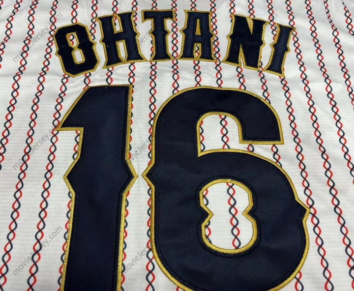New Shohei Ohtani #16 Japan Baseball 2023 Baseball Classic Jersey Top Stitched
