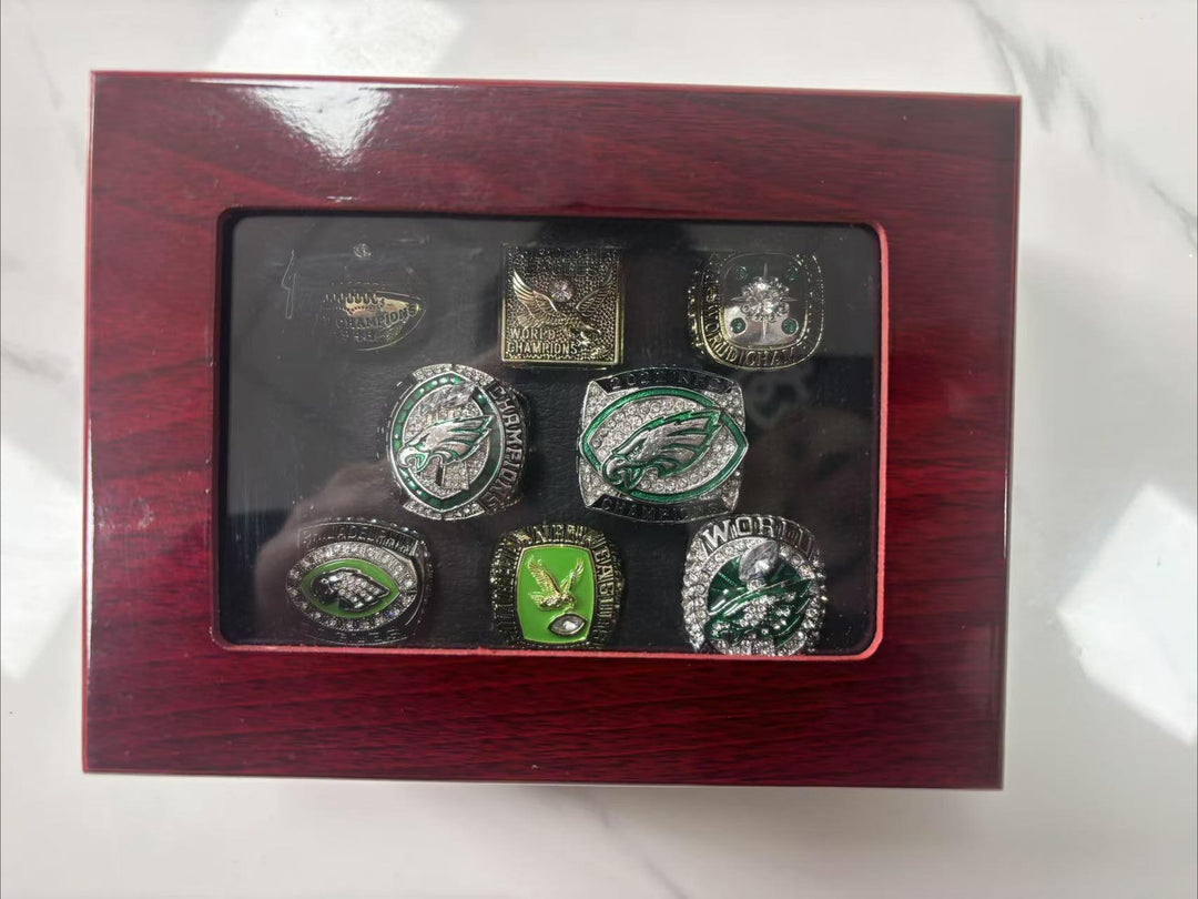 2024 -2025 Barkley Hurts SB Eagle Championship Title Band W Box Ring