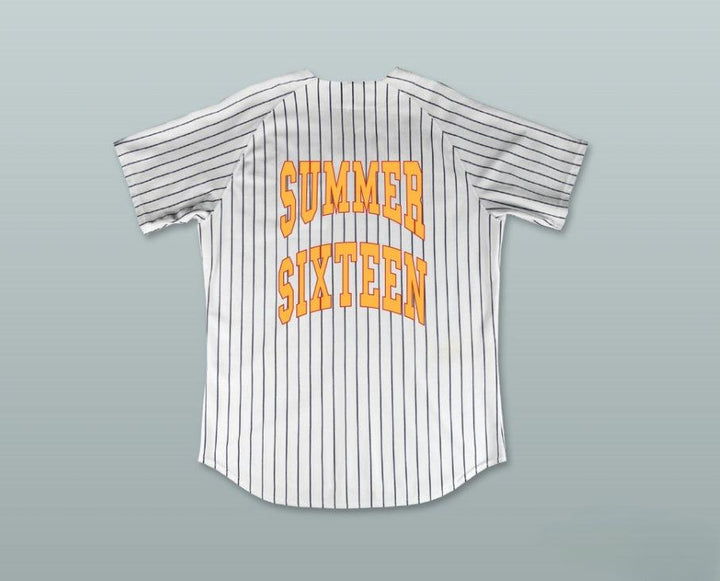 Custom Any Name Number DRAKE SUMMER SIXTEEN REVENGE PINSTRIPED BASEBALL JERSEY Top Stitched S-6XL