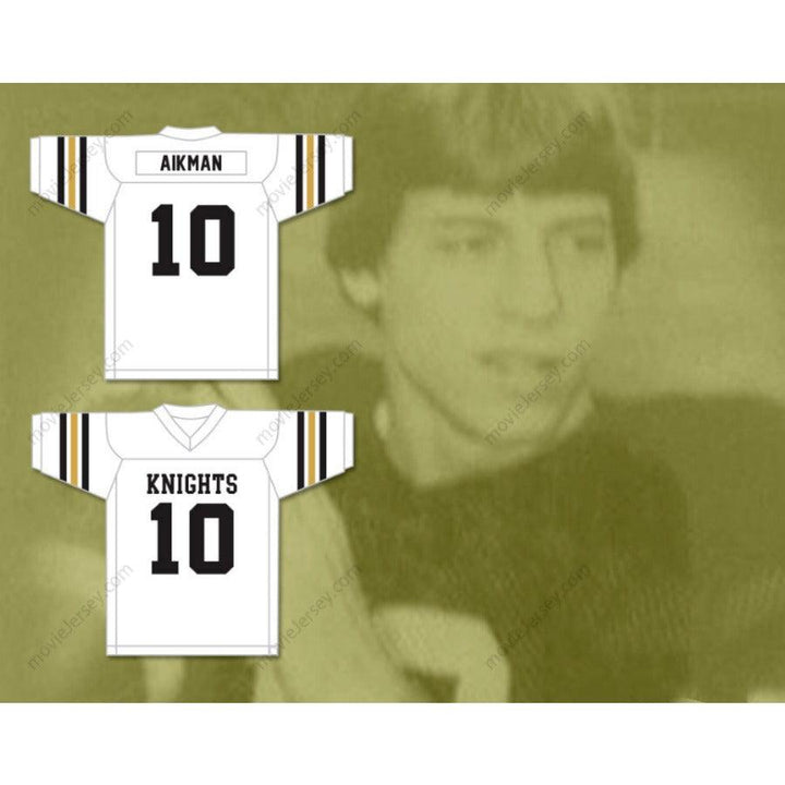 CUSTOM ANY Name Number TROY AIKMAN 10 HENRYETTA HIGH SCHOOL KNIGHTS Football Jersey Top Stitched S-6XL