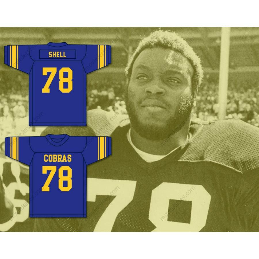 CUSTOM ANY Name Number ART SHELL 78 BONDS-WILSON HIGH SCHOOL COBRAS Football Jersey Top Stitched S-6XL