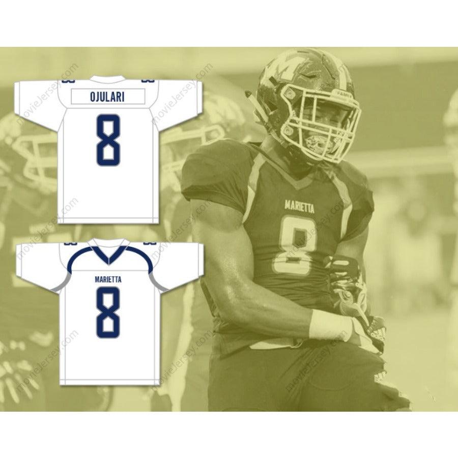 CUSTOM ANY Name Number AZEEZ OJULARI 8 MARIETTA HIGH SCHOOL Football Jersey Top Stitched S-6XL