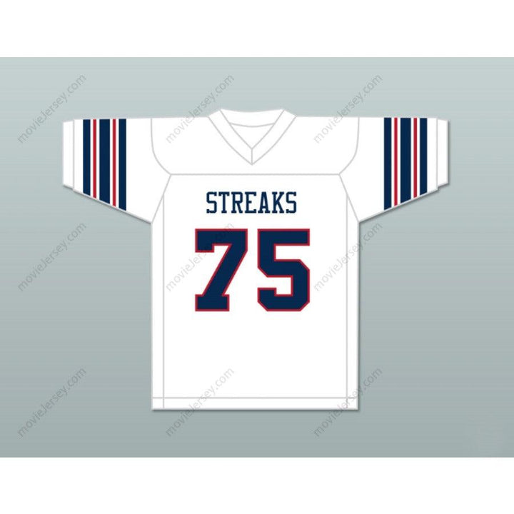 CUSTOM ANY Name Number ORLANDO PACE 75 SANDUSKY HIGH SCHOOL BLUE STREAKS FOOTBALL JERSEY Top Stitched S-6XL