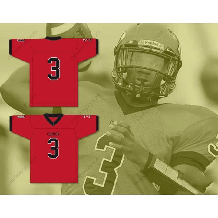 CUSTOM ANY Name Number CAM AKERS 3 CLINTON HIGH SCHOOL ARROWS Football Jersey Top Stitched S-6XL