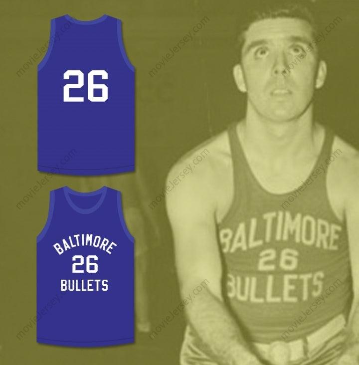 CUSTOM ANY Name Number BUDDY JEANNETTE 26  BULLETS BLUE BASKETBALL JERSEY Top Stitched S-6XL