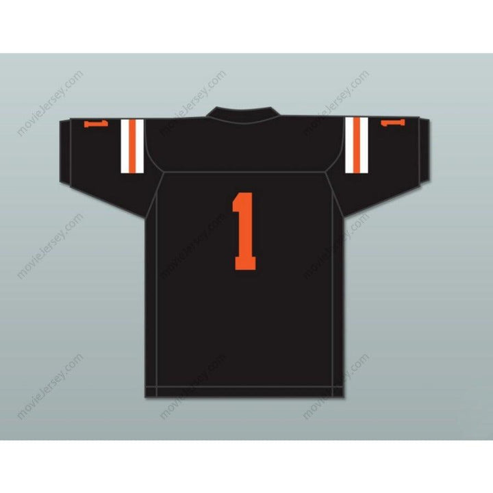 CUSTOM ANY Name Number COOPER KUPP 1 A.C. DAVIS HIGH SCHOOL PIRATES BLACK Football Jersey Top Stitched S-6XL