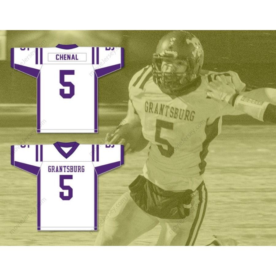 CUSTOM ANY Name Number LEO CHENAL 5 GRANTSBURG HIGH SCHOOL PIRATES Football Jersey Top Stitched S-6XL