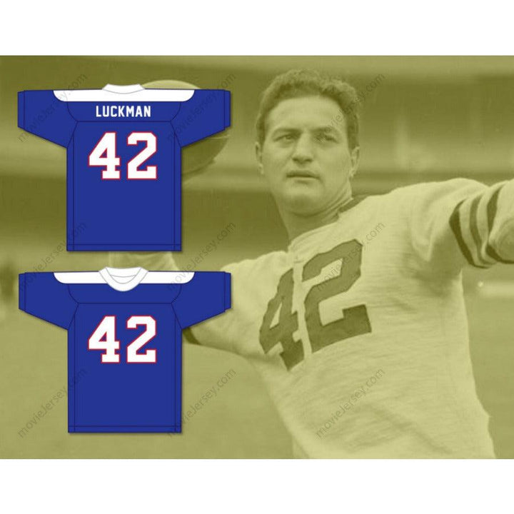 CUSTOM ANY Name Number SID LUCKMAN 42 ERASMUS HALL HIGH SCHOOL Football Jersey Top Stitched S-6XL