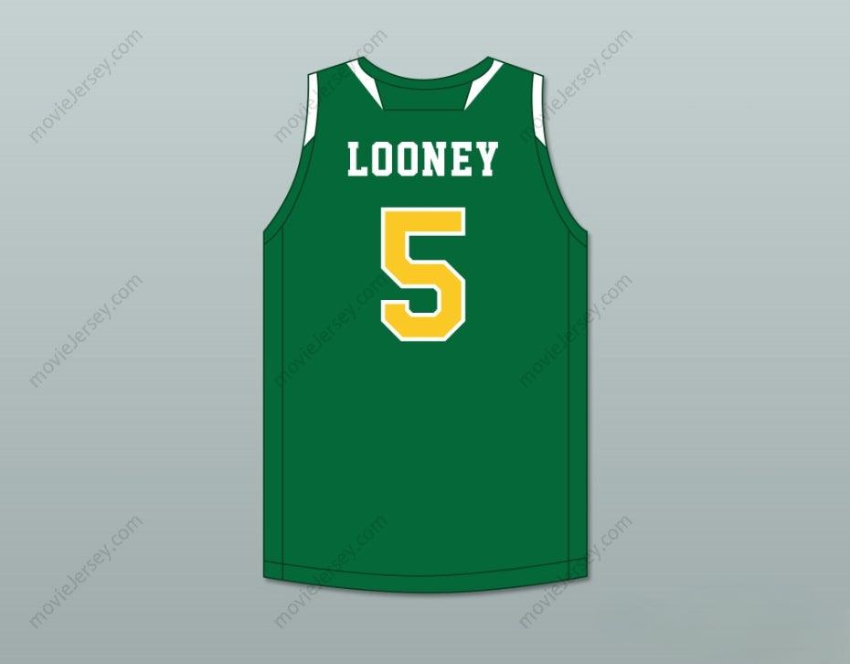 CUSTOM ANY Name Number KEVON LOONEY 5 ALEXANDER  HIGH SCHOOL WILDCATS GREEN BASKETBALL JERSEY 6 Top Stitched S-6XL