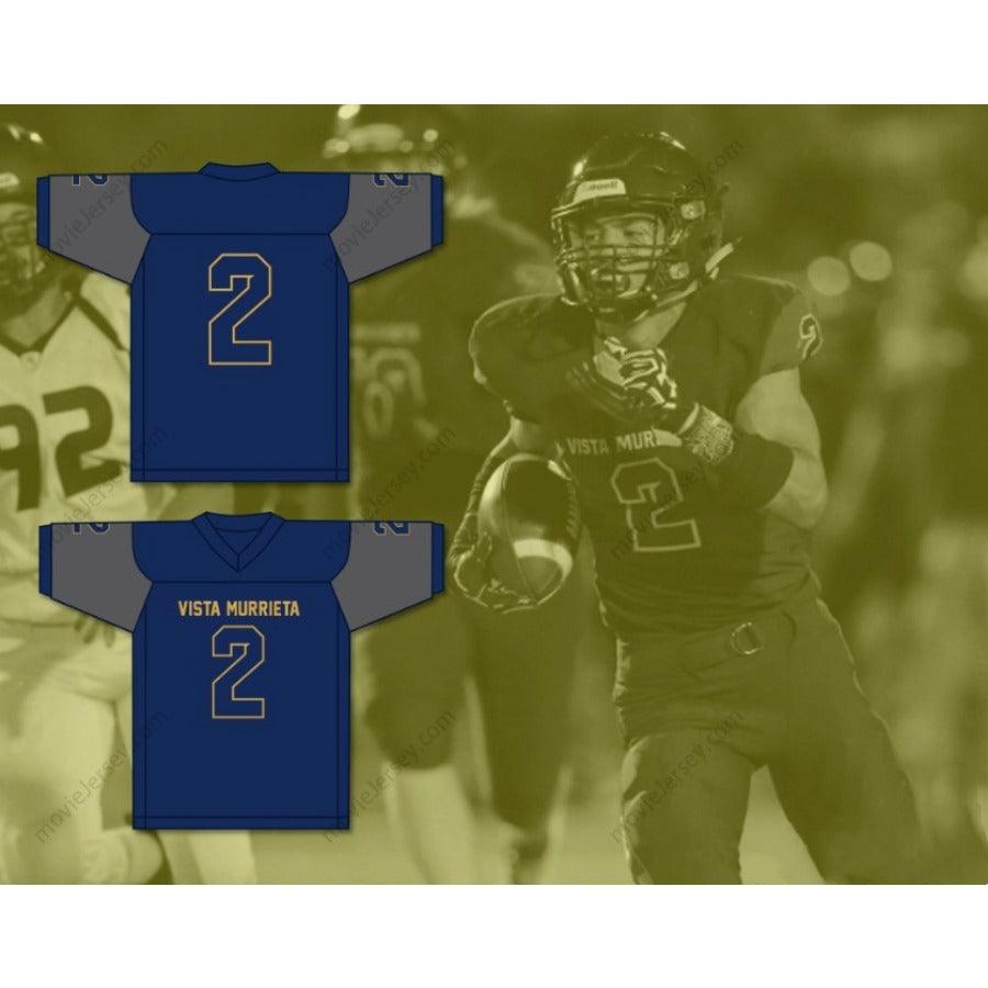CUSTOM ANY Name Number KHALIL SHAKIR 2 VISTA MURRIETA HIGH SCHOOL BRONCOS Football Jersey Top Stitched S-6XL
