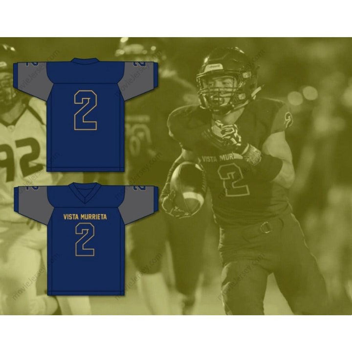 CUSTOM ANY Name Number KHALIL SHAKIR 2 VISTA MURRIETA HIGH SCHOOL BRONCOS Football Jersey Top Stitched S-6XL
