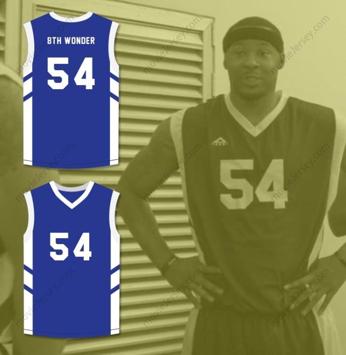 CUSTOM ANY Name Number ANTOINE '8TH WONDER' SCOTT 54 BLUE BASKETBALL JERSEY DENNIS RODMAN'S BIG BANG IN PYONGYANG Top Stitched S-6XL
