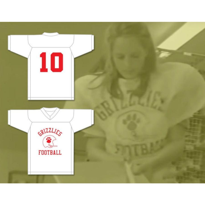 CUSTOM ANY Name Number TAMI MAIDA 10 MINNVILLE HIGH SCHOOL GRIZZLIES Football Jersey Top Stitched S-6XL