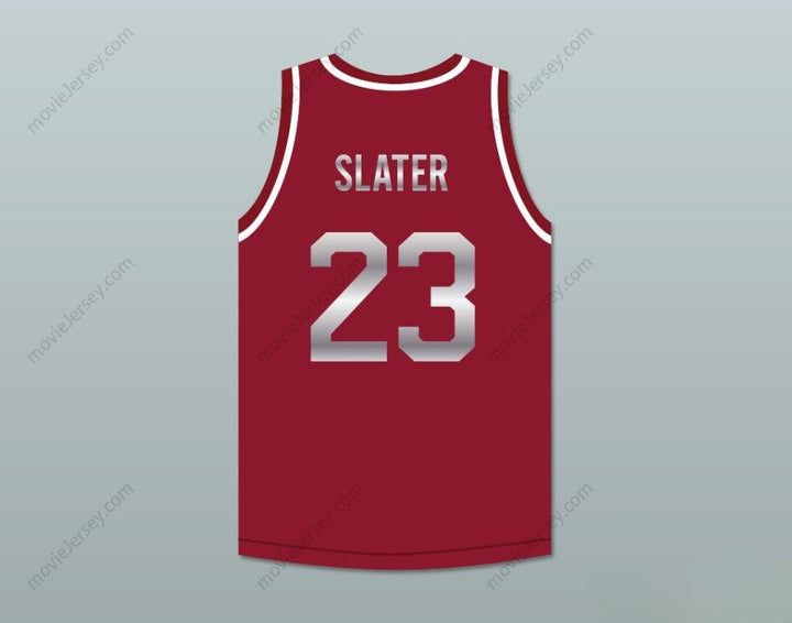 CUSTOM ANY Name Number SAVED BY THE BELL AC SLATER 23 BAYSIDE TIGERS BASKETBALL JERSEY MAROON Top Stitched S-6XL
