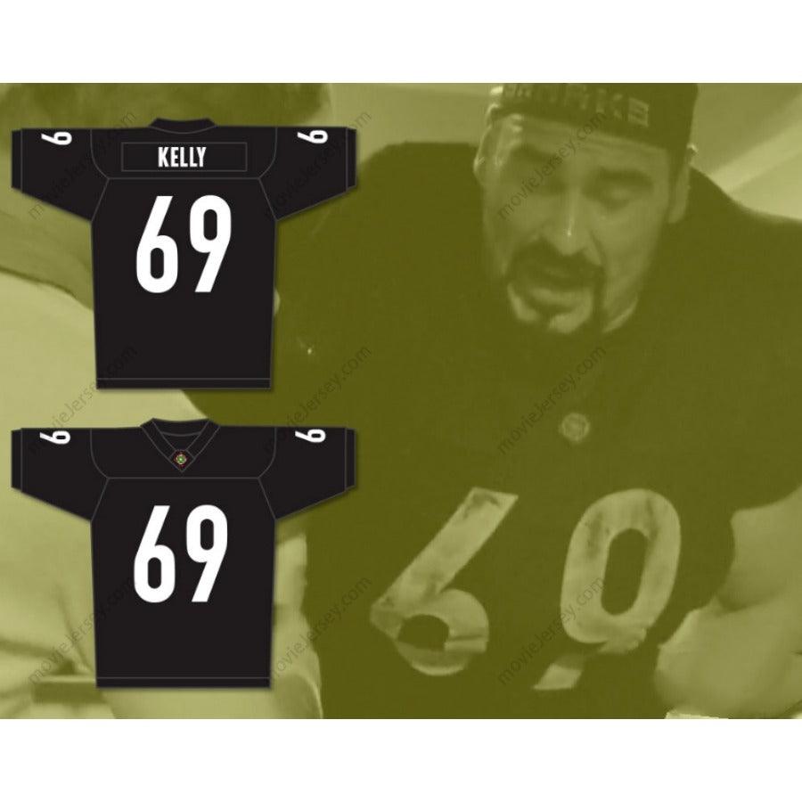 CUSTOM ANY Name Number PATRICK 'MADMAN' KELLY 69 MIAMI SHARKS WHITE TRIM FOOTBALL JERSEY ANY GIVEN SUNDAY Top Stitched S-6XL