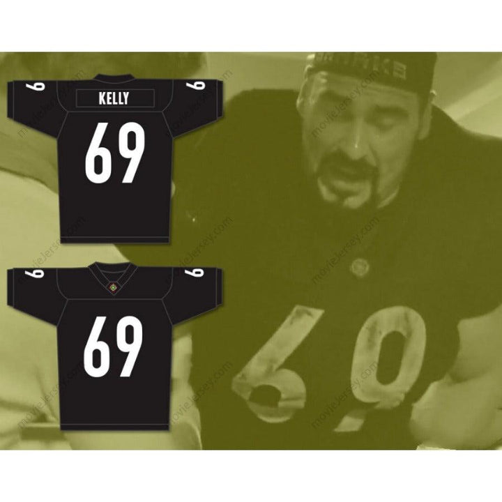 CUSTOM ANY Name Number PATRICK 'MADMAN' KELLY 69 MIAMI SHARKS WHITE TRIM FOOTBALL JERSEY ANY GIVEN SUNDAY Top Stitched S-6XL