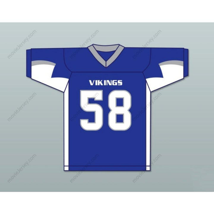 CUSTOM ANY Name VIKINGS JOSH MYERS 58  HIGH SCHOOL Football Jersey Stitched S-6XL