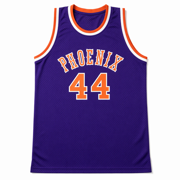 Custom Vintage 1970 Team Jersey Paul Westphal #44 White Purple Basketball Jersey Stitched S-6XL