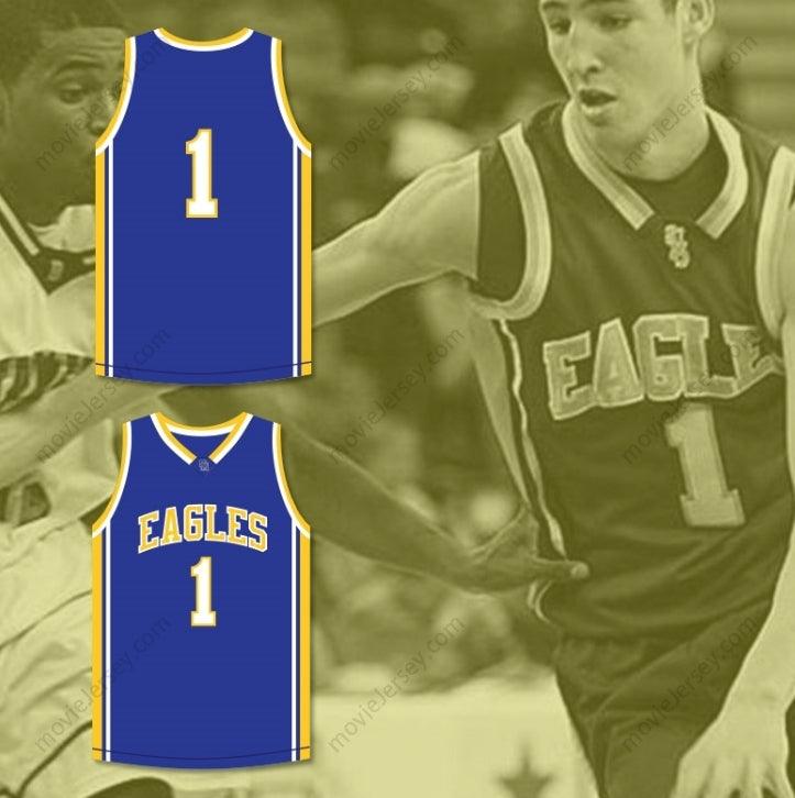 CUSTOM ANY Name Number KLAY THOMPSON 1 SANTA MARGARITA CATHOLIC HIGH SCHOOL  BLUE BASKETBALL JERSEY Top Stitched S-6XL