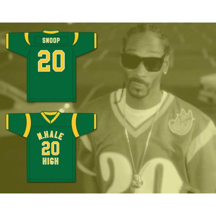 CUSTOM ANY Name Number SNOOP DOGG 20 N. HALE HIGH SCHOOL Football Jersey YOUNG, WILD Top Stitched S-6XL
