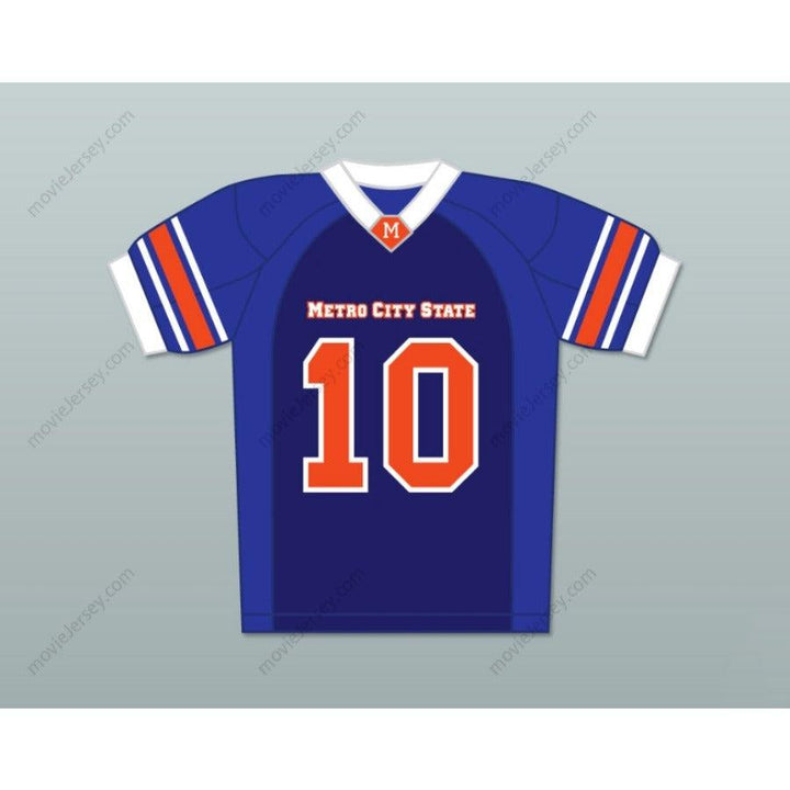 CUSTOM ANY Name Number WYATT RUSSELL ZOOK HAYTHE 10 METRO CITY STATE STATESMEN Football Jersey Top Stitched S-6XL