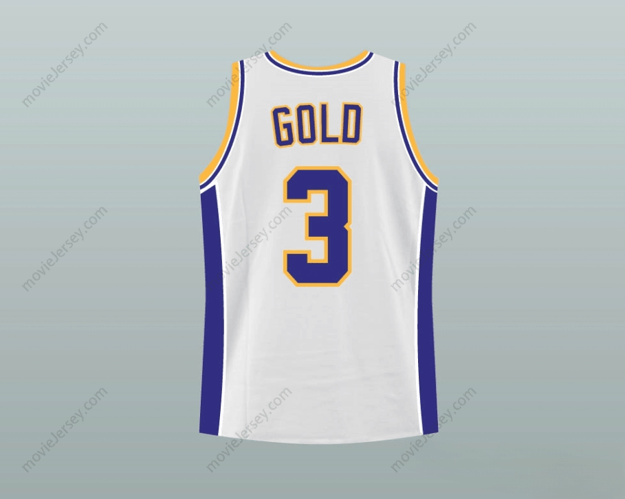 CUSTOM ANY Name Number ZAC EFRON MARK GOLD HAYDEN HIGH SCHOOL BASKETBALL JERSEY Top Stitched S-6XL