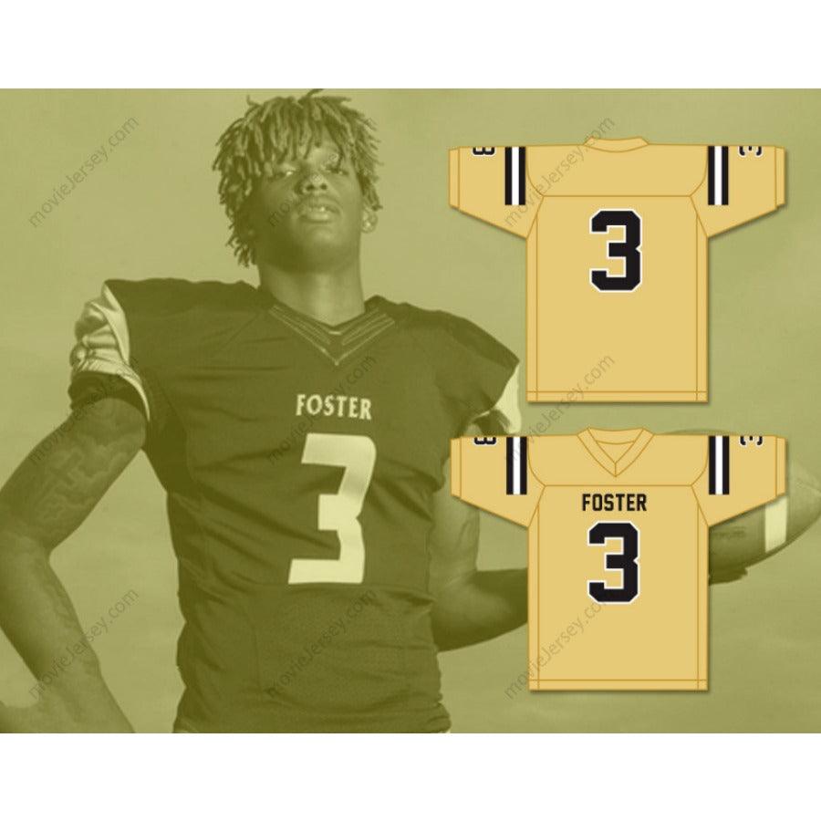CUSTOM ANY Name JOHN AND RANDOLPH CEEDEE LAMB 3 FOSTER HIGH SCHOOL FALCONS Football Jersey Top Stitched S-6XL