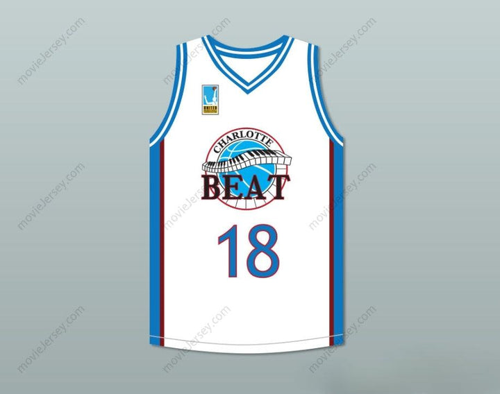 CUSTOM ANY Name Number VLADE DIVAC MORSE 18 CHARLOTTE BEAT AWAY BASKETBALL JERSEY WITH UBA PATCH JUWANNA MANN Top Stitched S-6XL