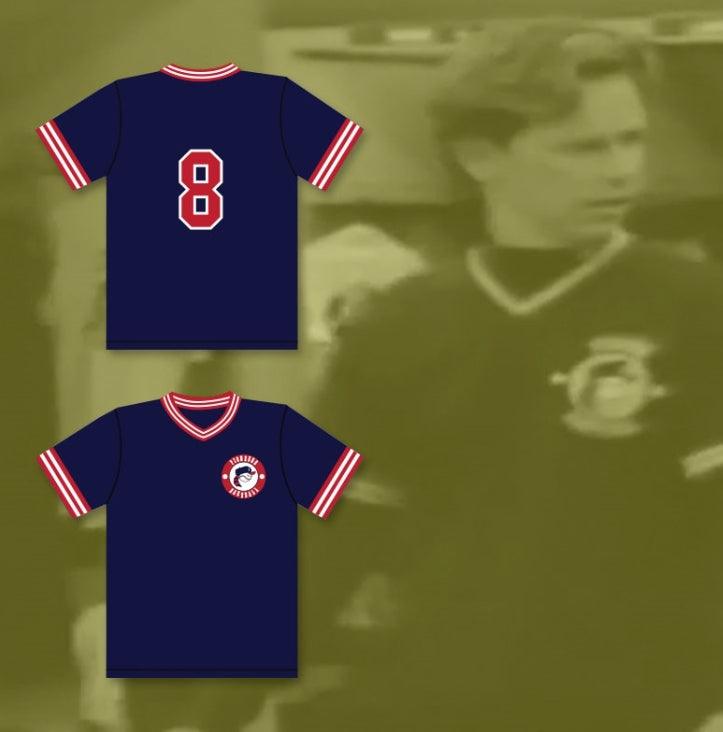 Custom Any Name Number DAVE LOGAN 8 PIONEERS AWAY BASEBALL JERSEY HARDBALL SITCOM Top Stitched S-6XL
