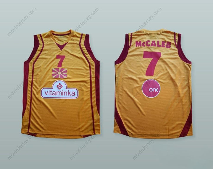 CUSTOM ANY Name Number LESTER 'BO' MCCALEBB 7 MACEDONIA BASKETBALL JERSEY Top Stitched S-6XL