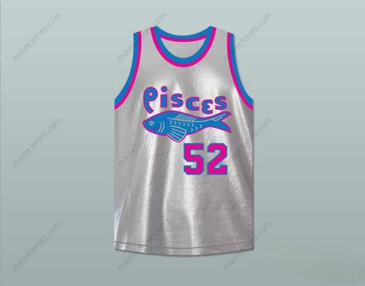 CUSTOM ANY Name Number BULLET HAINES 52  PISCES BASKETBALL JERSEY THE FISH THAT SAVED  Top Stitched S-6XL