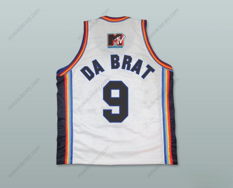 CUSTOM ANY Name Number DA BRAT 9 BRICKLAYERS BASKETBALL JERSEY SIXTH ANNUAL ROCK N' JOCK B-BALL JAM 1996 Top Stitched S-6XL
