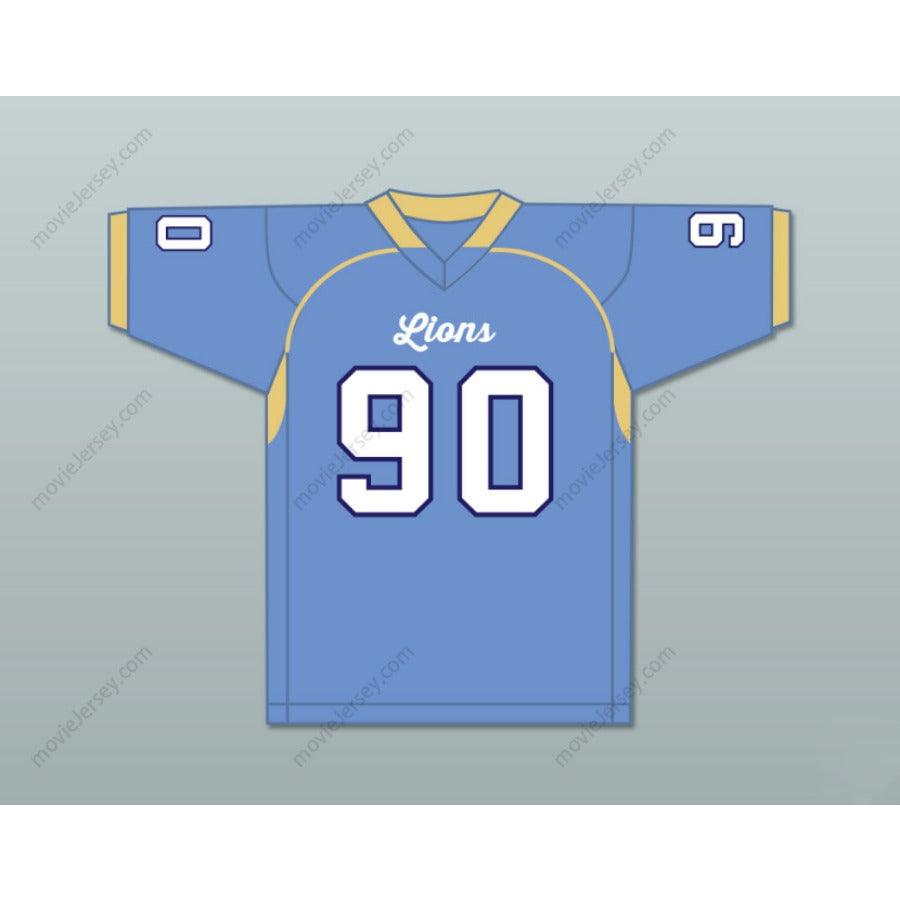 CUSTOM ANY Name Number SHAQ LAWSON 90 D. W. DANIEL HIGH SCHOOL LIONS Football Jersey Top Stitched S-6XL