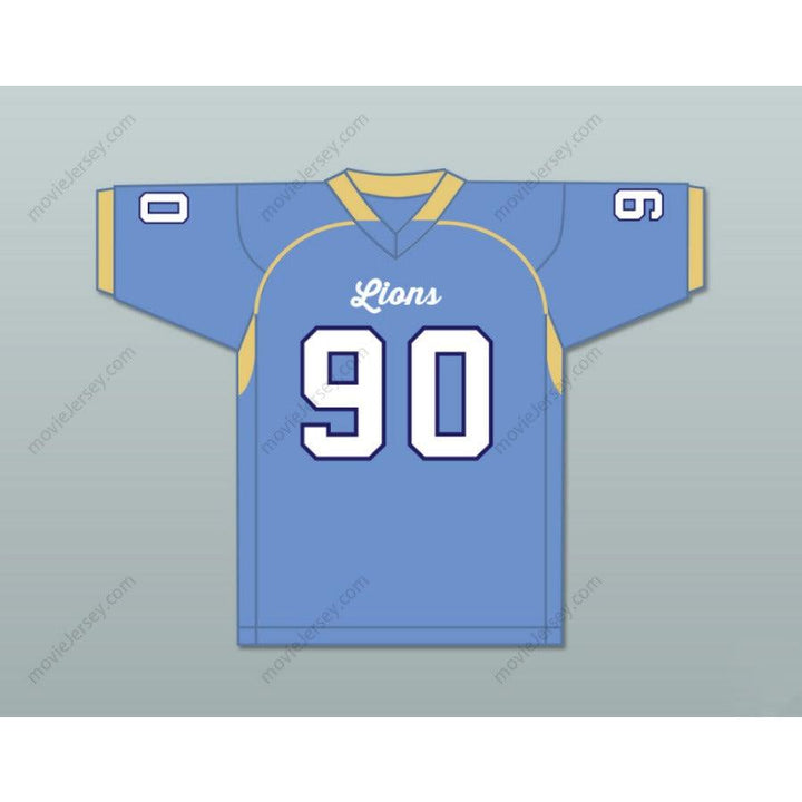 CUSTOM ANY Name Number SHAQ LAWSON 90 D. W. DANIEL HIGH SCHOOL LIONS Football Jersey Top Stitched S-6XL