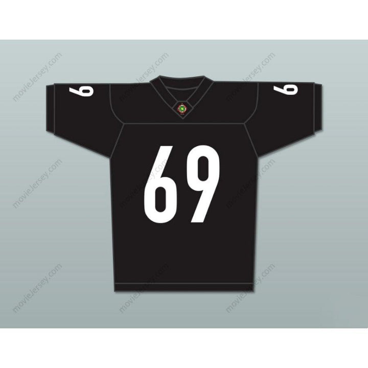 CUSTOM ANY Name Number PATRICK 'MADMAN' KELLY 69 MIAMI SHARKS WHITE TRIM FOOTBALL JERSEY ANY GIVEN SUNDAY Top Stitched S-6XL