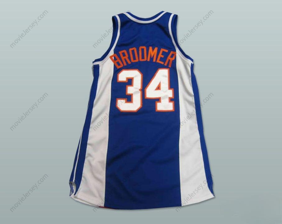 CUSTOM ANY Name Number BROOMER 34 SEMI PRO SQUIRES BASKETBALL JERSEY STITCH SEWN Top Stitched S-6XL