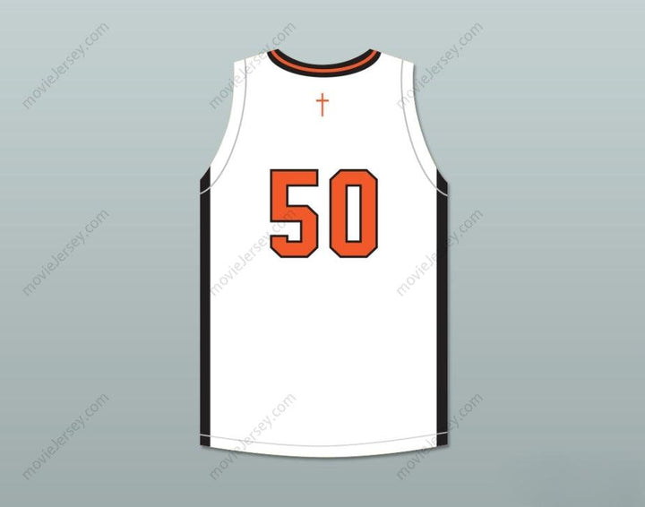 CUSTOM ANY Name Number MARCUS PARRISH 50 BISHOP HAYES TIGERS HOME BASKETBALL JERSEY THE WAY BACK Top Stitched S-6XL