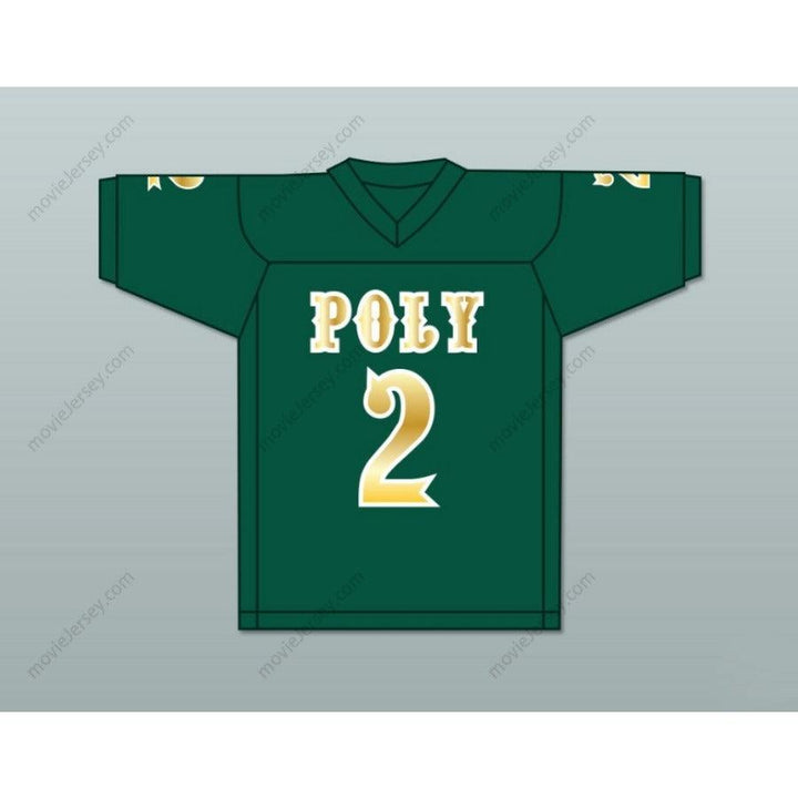 CUSTOM ANY Name Number MATT CORRAL 2 LONG BEACH POLYTECHNIC HIGH SCHOOL JACKRABBITS Football Jersey Top Stitched S-6XL