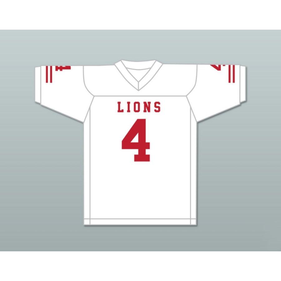 CUSTOM ANY Name Number WYATT ROBERTS 4 EMCC LIONS ALTERNATE Football Jersey Top Stitched S-6XL