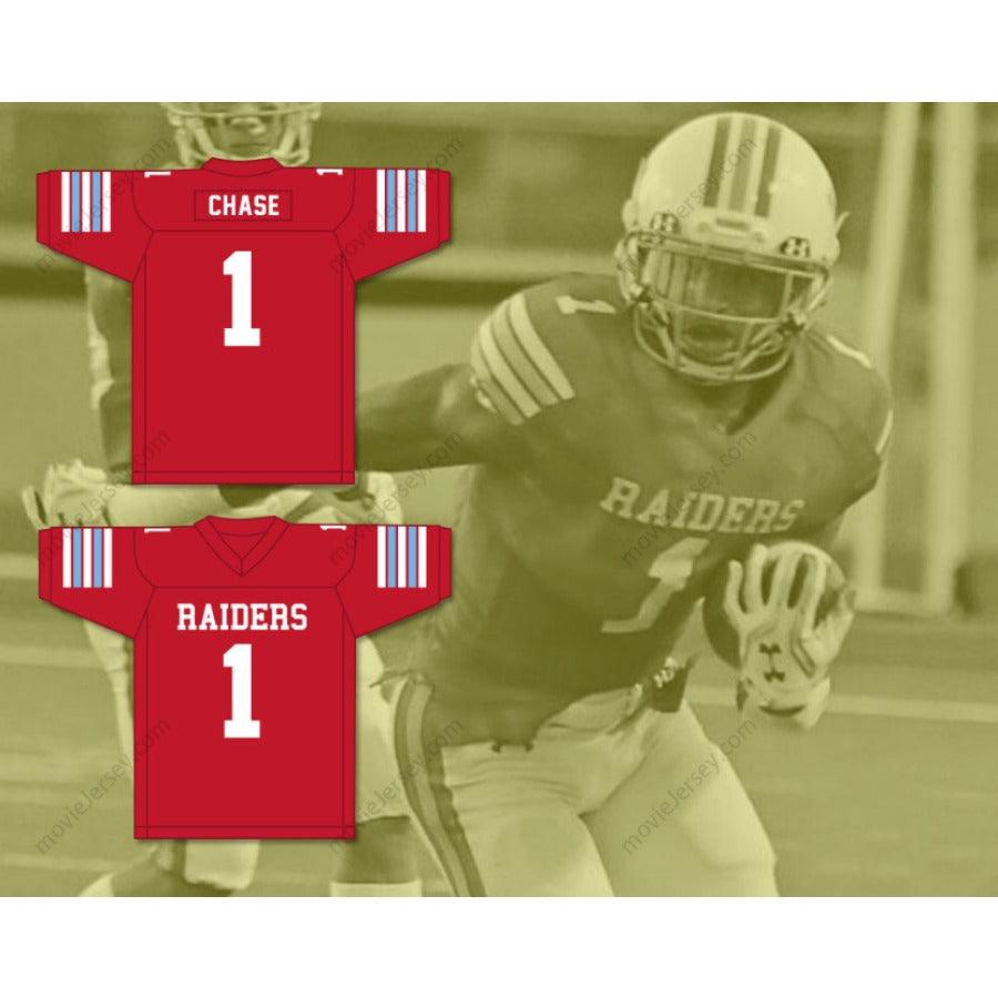 CUSTOM ANY Name Number JA'MARR CHASE 1 ARCHBISHOP RUMMEL HIGH SCHOOL RAIDERS All Stitched S-6XL