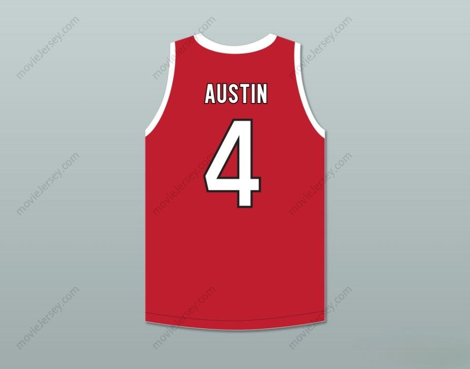 CUSTOM ANY Name Number AUSTIN 4 ACE FAMILY CHARITY RED BASKETBALL JERSEY Top Stitched S-6XL