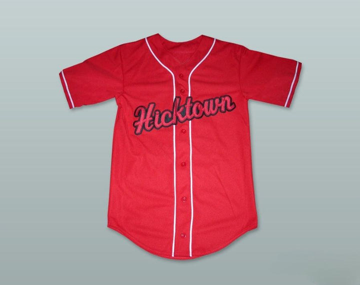 Custom Any Name Number HICKTOWN 12 RED BASEBALL JERSEY Top Stitched S-6XL