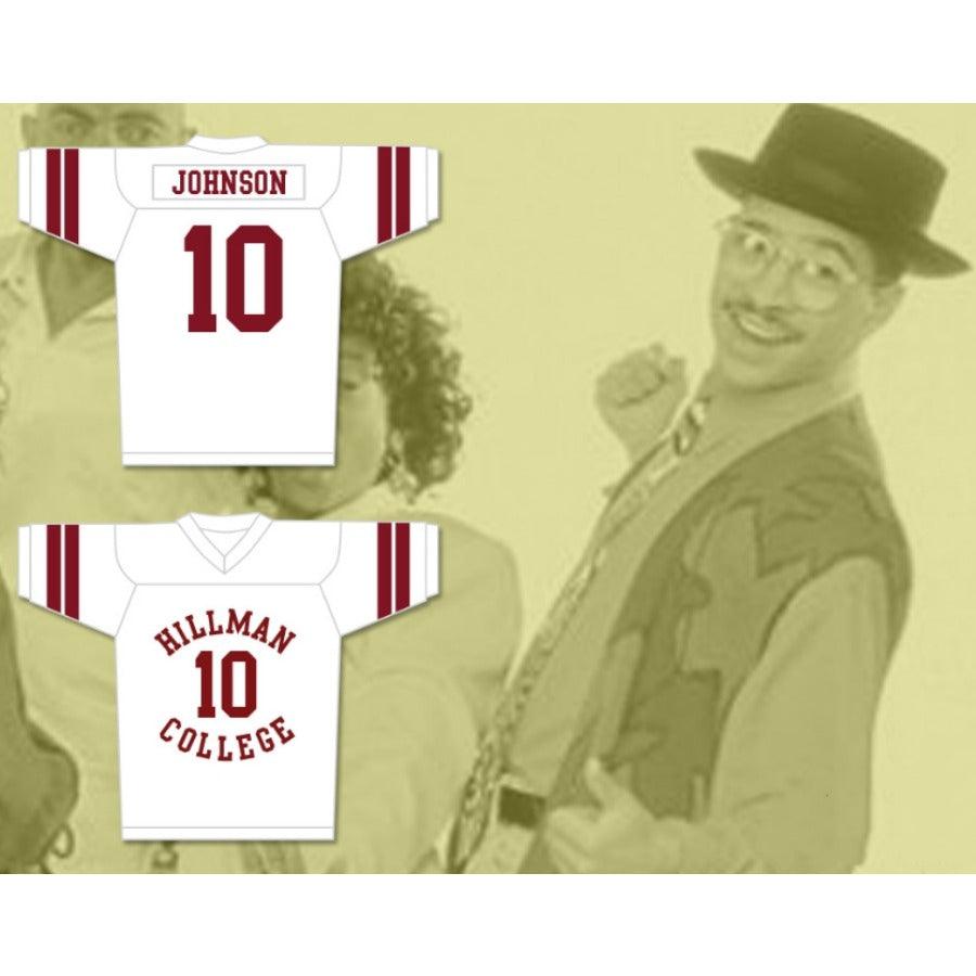 CUSTOM ANY Name Number RONALD RON JOHNSON 10 HILLMAN COLLEGE Top Stitched S-6XL
