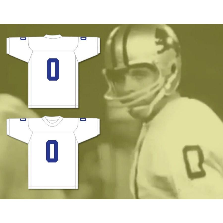 CUSTOM ANY Name Number PAPER LION GEORGE PLIMPTON 0 DETROIT Football Jersey Top Stitched S-6XL