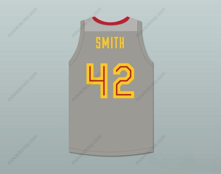 CUSTOM ANY Name Number JOSH SMITH 42 OAK HILL ACADEMY GRAY BASKETBALL JERSEY Top Stitched S-6XL