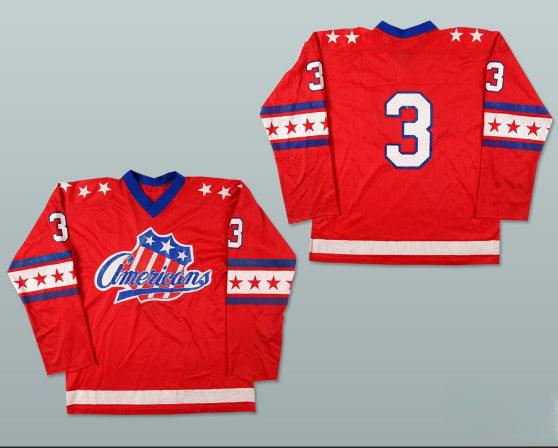 Custom Any Name Number Bob Malcolm Rochester Americans  Hockey Jersey Top Stitched S-6XL