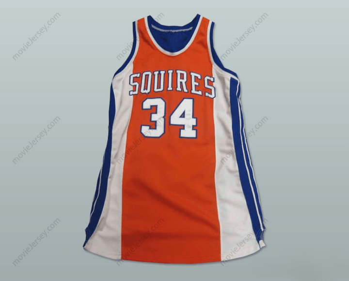 CUSTOM ANY Name Number BROOMER 34 SEMI PRO SQUIRES BASKETBALL JERSEY STITCH SEWN Top Stitched S-6XL