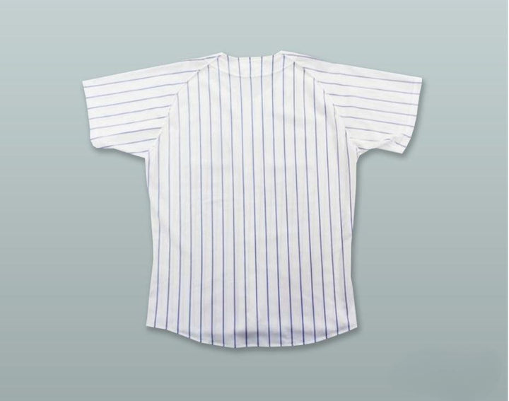 Custom Any Name Number CHUO GAKUIN UNIVERSITY CHIBA JAPAN WHITE PINSTRIPED BASEBALL JERSEY Top Stitched S-6XL