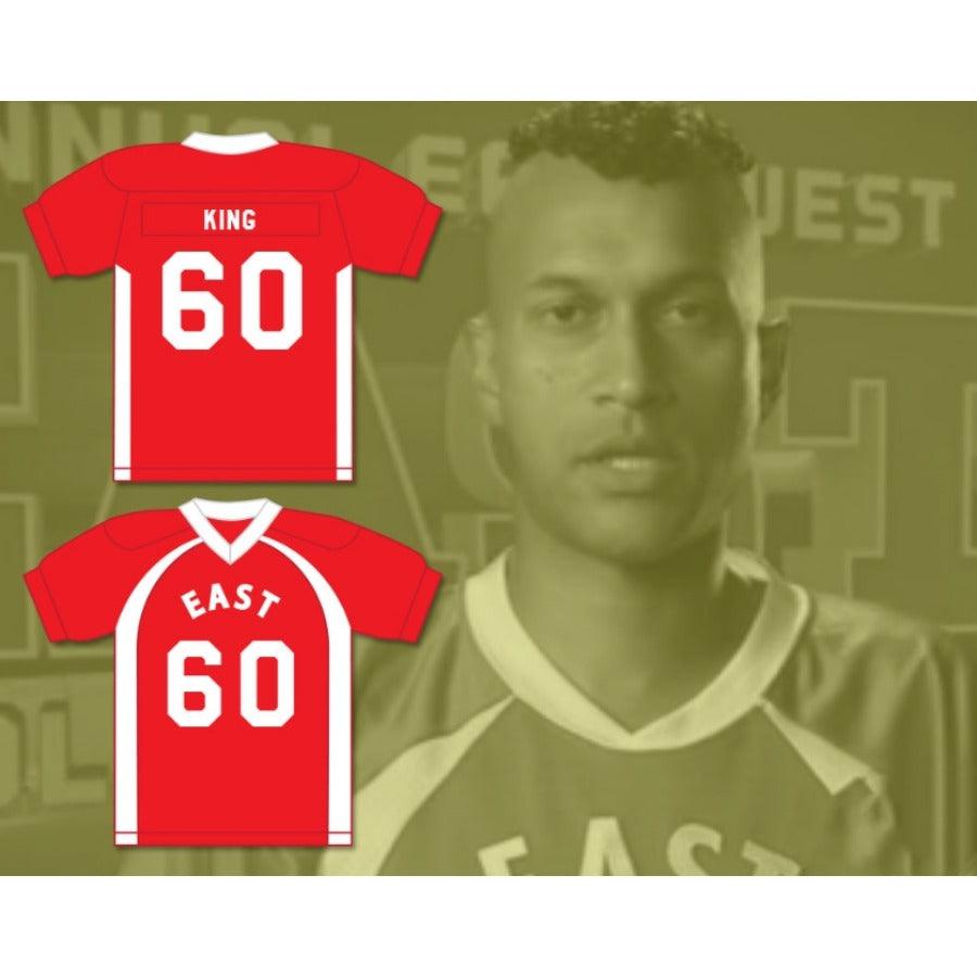 CUSTOM ANY Name Number COLLEGE BOWL T'VARIUSNESS KING 60 EAST FOOTBALL JERSEY Top Stitched S-6XL