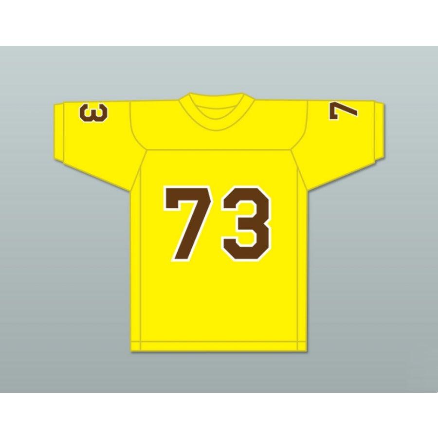 CUSTOM ANY Name Number AWKWAFINA 73 YELLOW Football Jersey Top Stitched S-6XL